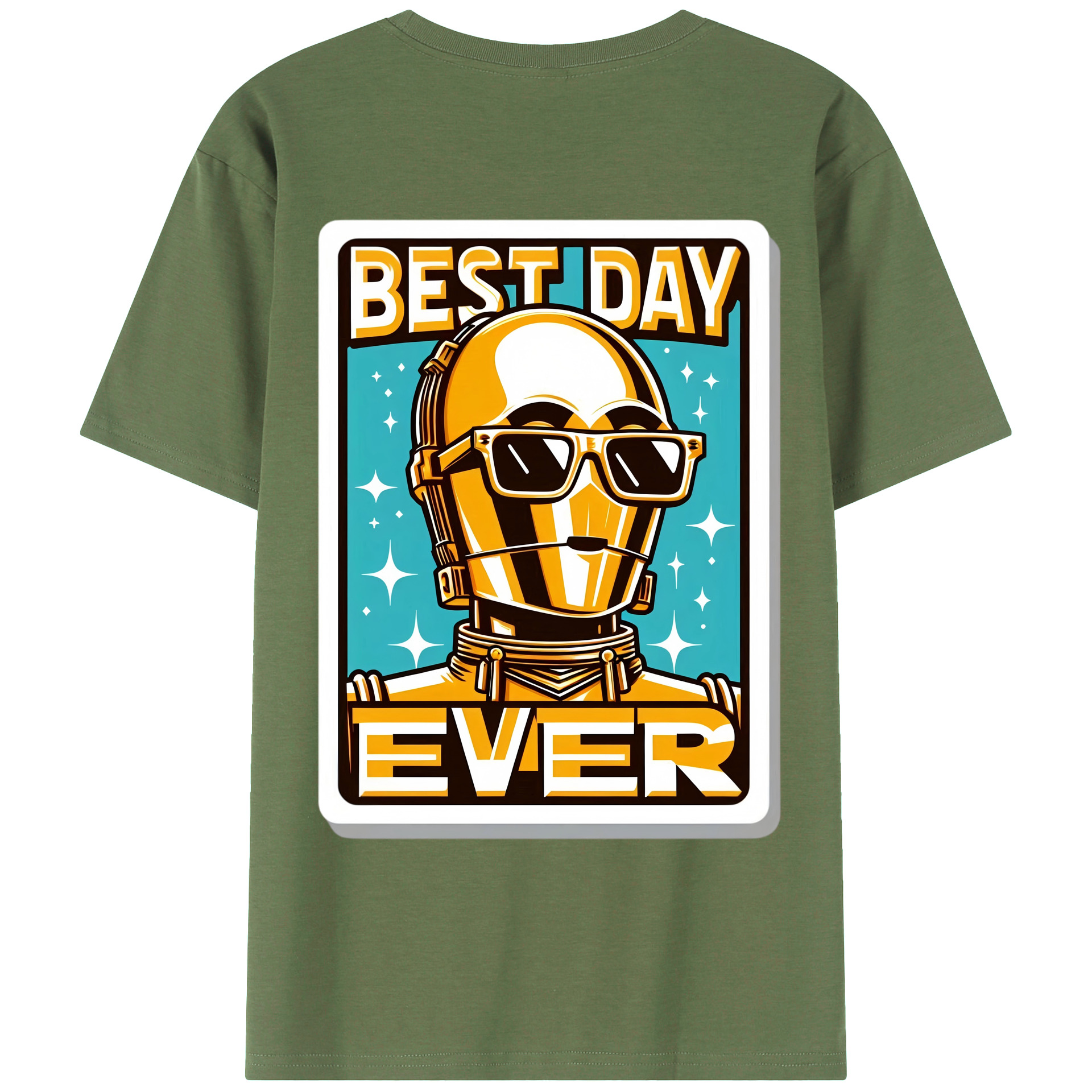 （画像用） スター・ウォーズ Star Wars 綿100％ メンズ半袖Tシャツ（バックプリント） 通気性